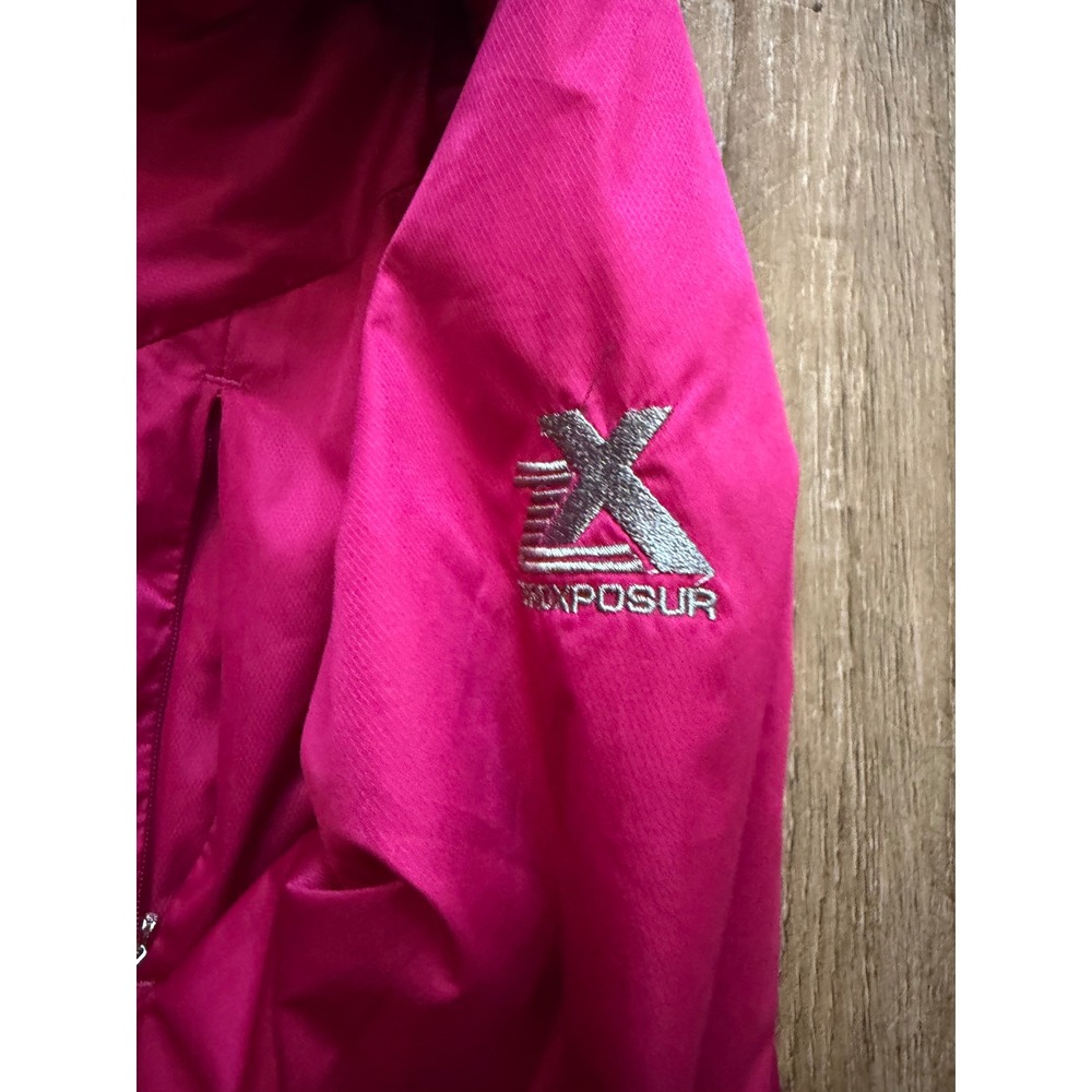 ZeroXposur Women Pink Full Zip Winter Ski Jacket Faux Fur Collar Size Small - Picture 5 of 6